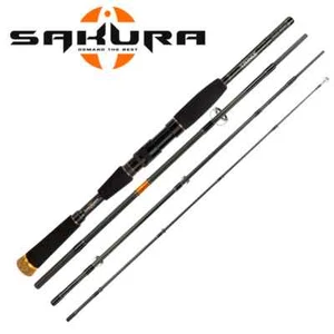Sakura Trinis Travel Spinning Heavy Rod 7' 10g-40g C/W (TRST 704 H) 4 PCE - Picture 1 of 4