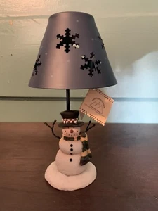 Candelabro muñeco de nieve ~ Nuevo ~ ¡Envío gratuito! - Imagen 1 de 3