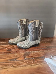 Durango Youth Snake Print Cowboy Boot - BT813 Size  3 - Picture 1 of 19