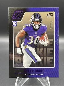 2022 Panini Zenith TYLER BADIE 2nd Down RC /50 Baltimore Ravens #179 - Picture 1 of 2