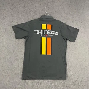 Camisa Dainese Para Hombre Gris Medio Retro Bordada Motocicleta Carreras Deportes Papá - Imagen 1 de 8