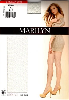 Brautstrumpfhose Braut gemusterte festliche Strumpfhose Hochzeit Jaquardlook 3D - Bild 1 von 2