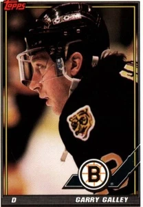 Garry Galley D Bruins Topps Ice Hockey Card No 86 1991 - Bild 1 von 2