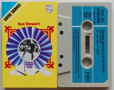 ROD STEWART - RECORDED HIGHLIGHTS (PHILIPS SOC001) 1976 UK CASSETTE TAPE - Image 1 of 3