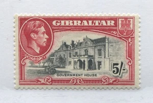 Gibraltar KGVI 1942 5/ perf 14 unmounted mint NH - Bild 1 von 1