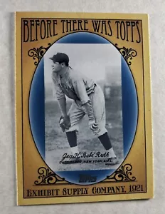 2011 Topps Babe Ruth Before There Was #BTT4 New York Yankees EX HOF - Imagen 1 de 2