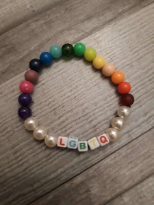 regenbogen pride flagge Armband lgbt+ lgbtq - Bild 1 von 1
