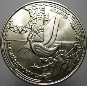 Portugal, 100 Escudos Commemorative 1990 Star Navigation, UNC - Picture 1 of 2