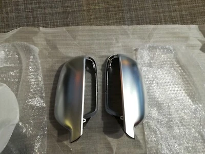 AUDI A3 A4 A5 S Line calotte specchietti Alluminio satinati Cromati S3 S4 S5 - Immagine 1 di 4
