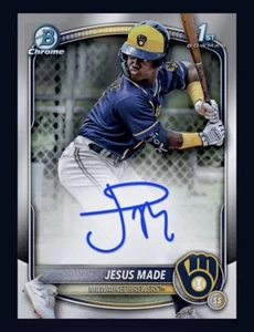 2025 Bowman 1st Chrome Prospects Autograph - JESUS MADE (Topps Bunt Digital card - Picture 1 of 1