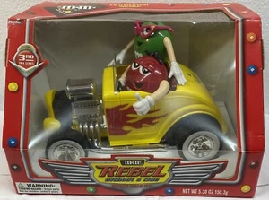 M&M 3RD IN SERIES CAR CANDY DISPENSER YELLOW ROADSTER - Picture 1 of 6