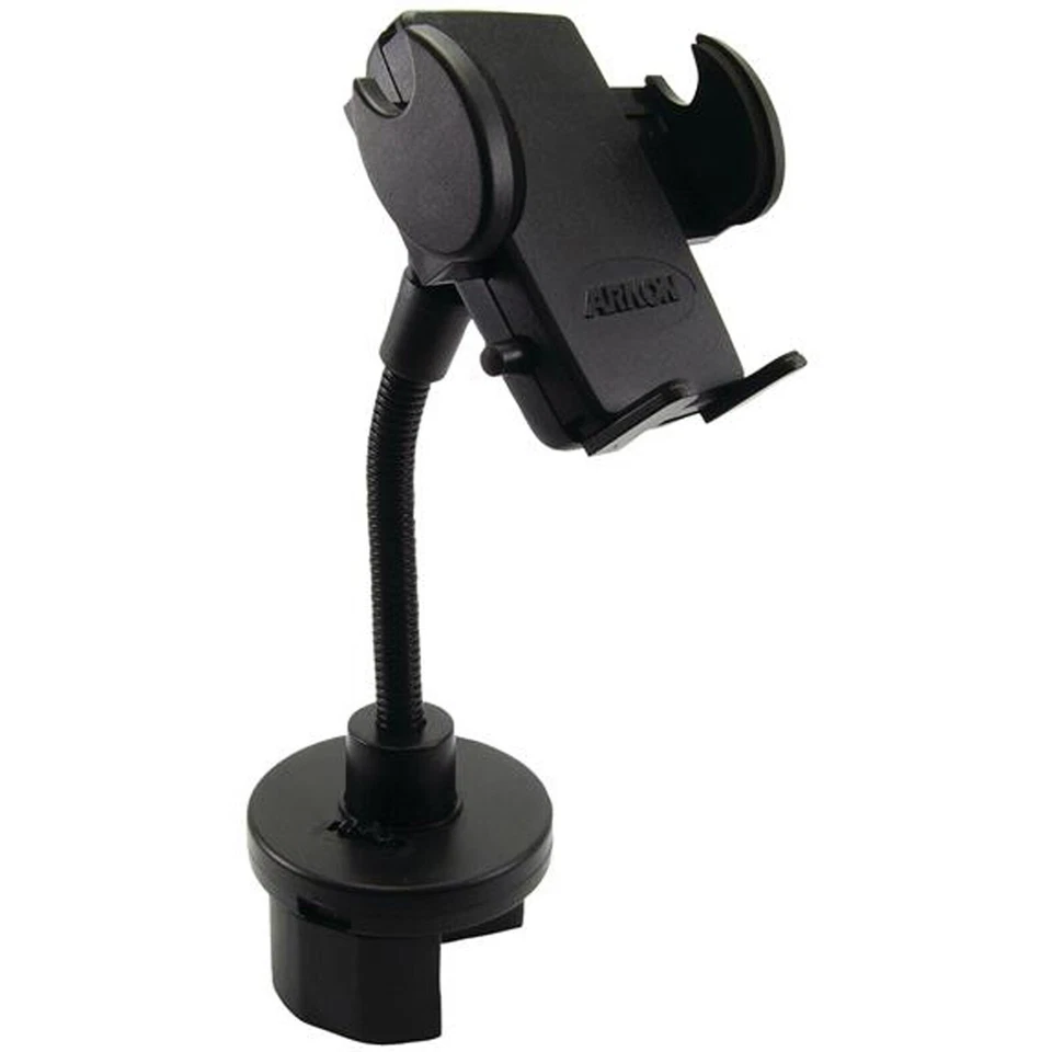 Arkon SM023-G Custom Car Cup Holder Mount for iPhone 11 12 13 Pro Max Samsung LG - Image 1 of 4