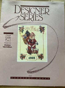 Sudberry Designer Donna Vermillion Santa #241 Cross Stitch Pattern - Picture 1 of 2