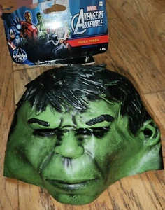 The Incredible Hulk Latex Mask Halloween Disney Marvel Pre-owned - Picture 1 of 4