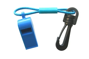 JETSKI SEADOO WAVERUNNER JET BOAT MERCURY MARINE WHISTLE WITH CLIP BLUE - Picture 1 of 2