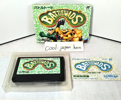 Battletoads Nintendo NES Famicom Game Japan Boxed w/ Manual - Tested - - Image 1 of 4