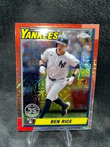 2025 Topps Silver Pack Chrome Mojo 1990 Refractor T90C-86 Ben Rice, Rookie - Picture 1 of 1