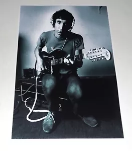 Pete Townshend The Who 1968 b/w with 12 String Guitar Poster 19"x13" - Picture 1 of 2
