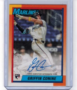 2025 Topps Serie 2 Griffin Conine 1990 Topps Rookie Auto RC - Foto 1 di 1