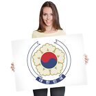 A1 - South Korea Flag Travel Korean Asia Poster 60X90cm180gsm Print #5379
