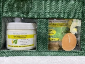 Natural Sulphur Cream 150ML Moisturiser Lemongrass Bath Salt Gift Dry Skin VEGAN - Picture 1 of 6