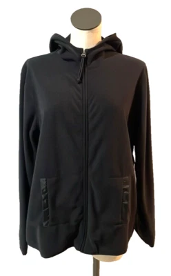 Chaqueta polar Kate Hill vintage nueva con etiquetas para mujer talla XL cremallera con capucha rendimiento Foto 1 de 4