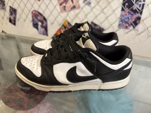 Nike Mens Dunk Low DD1391-100 White Casual Shoes Sneakers Size 8.5 BEATERS - Picture 1 of 13