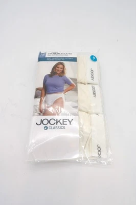 Mujer Jockey Classics 3 Cortes Franceses Crema Pack 2009 NUEVO Talla 9 Foto 1 de 2