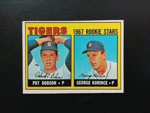 1967 Topps Pat Dobson / George Korince RC Detroit Tigers #526 Free Shipping - Picture 1 of 2