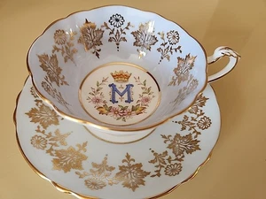 Paragon HRH Princess Margaret 1958 Teetasse & Untertasse, British Columbia Centenary, Royal - Bild 1 von 14