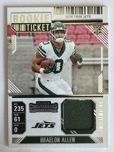 2024 Panini Contenders Rookie Ticket Swatches BRAELON ALLEN RC #RTS-BAN - Picture 1 of 1