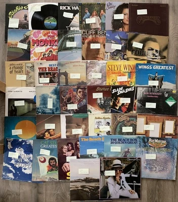 Job Lot 38 x 60’s/70’s Vinyl Prog & Rock Elton John Slade Steeleye Span Santana - Imagem 1 de 4