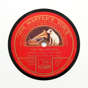 FRANCESCO TAMAGNO (1903) "Figli Miei, V'arrestate" (E+) HMV DR-101 [78 RPM] - Picture 1 of 2