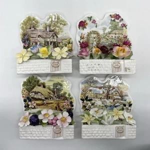 4er Set Royal Albert Cottage Garden Year Old Country Rosen Herbst Frühling Winter 84 - Bild 1 von 13