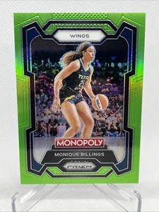 Monique Billings 2024 Prizm Monopoly WNBA #19 Neon Green Prizms #10/10 SSP - Picture 1 of 3
