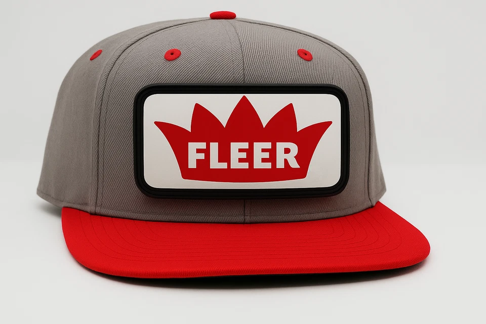 Chapéu Fleer, Patch de Metal Removível, Snapback - Imagem 1 de 1