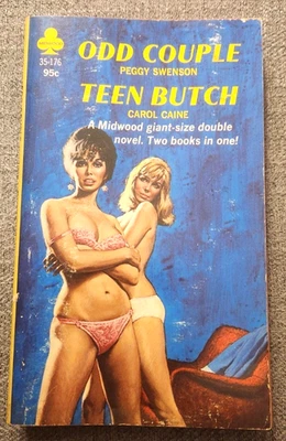 Odd Couple Peggy Swenson / Teen Butch Carol Caine.  1968 Vintage Sleaze. VG- - Image 1 of 4
