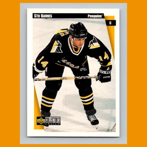 Stu Barnes #212 1997-98 Collectors Choice Pittsburgh Penguins Hockey Card NHL - Picture 1 of 3