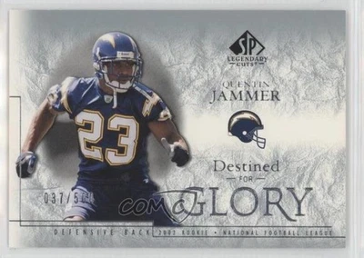 2002 SP Legendary Cuts Destined for Glory /500 Quentin Jammer #142 Rookie RC - Image 1 of 2