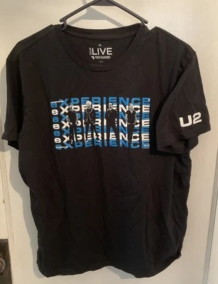 Camisa de concierto de la gira U2 Experience + Innocence 2018 talla XL Foto 1 de 4