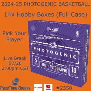 YONGXI "JACKY" CUI 2024-25 PHOTOGENIC BASKETBALL - 1x Case 14x Hobby BREAK 2350 - Picture 1 of 1