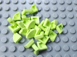 New LEGO Lot of 25 Yellowish Green 1x1 Round Corner Tile Pieces - Picture 1 of 1