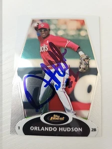 2008 Topps Finest Signed Orlando Hudson Arizona Diamondbacks #78 Auto - Picture 1 of 4