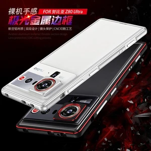 For ZTE nubia Z80 Ultra, Luxury Aluminum Bumper Frame + Lens Protector Case - Picture 1 of 14