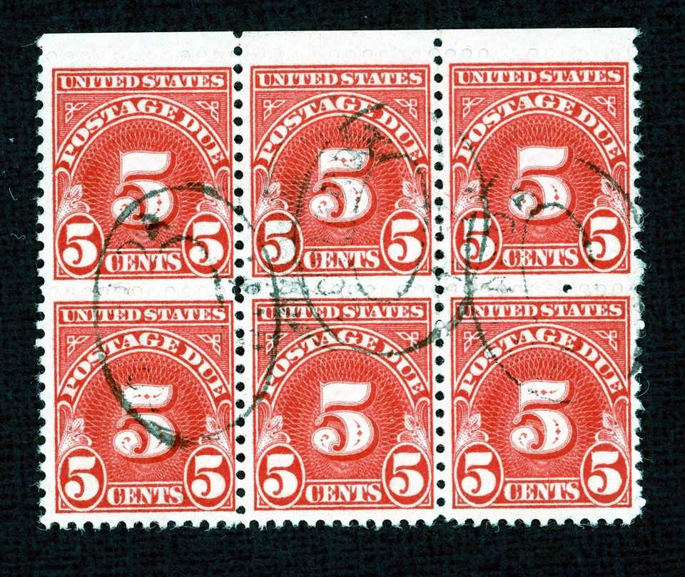 Stamps United States, Scott # J83 used blocks of six - Image 1 of 1