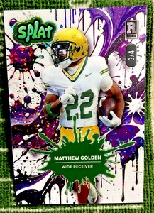 2025 WILD CARD SPLAT 3/4 RC MATTHEW GOLDEN PURPLE SBPUR5-MG - Bild 1 von 2