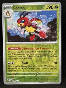 Ledian 003/142 Sv07: Stellar Crown Reverse Holo - Picture 1 of 2