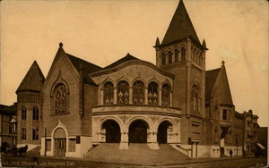 Los Angeles, CA M.E. Kirche 1915 Kalifornien Postkarte - Bild 1 von 2