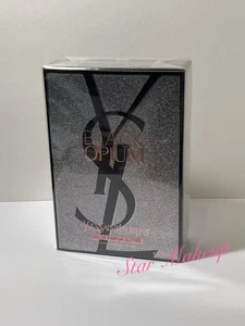 Black Opium Glitter By YSL 3.0 oz. (90ml) Eau de Parfum Glitter Women New Sealed - Picture 1 of 3