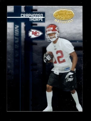 2005 LEAF CERTIFIED #174 CRAPHONSO THORPE RC 464/1000 CHIEFS - Image 1 of 2
